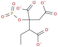 ethylphosphocitrate molecular structure