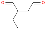 ethylsuccinaldehyde molecular structure