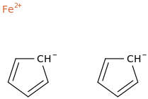 ferrocene molecular structure