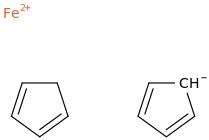 ferrocenium molecular structure