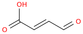 fumaraldehydic acid molecular structure