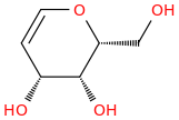 galactal molecular structure