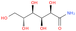 gluconamide molecular structure