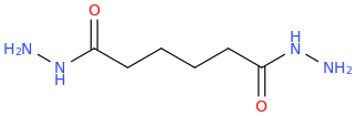 hexanedihydrazide molecular structure