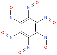hexanitrosobenzene molecular structure