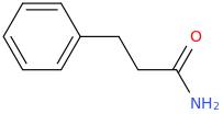 hydrocinnamamide molecular structure