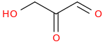 hydroxypyruvaldehyde molecular structure