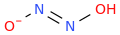 hyponitrite molecular structure