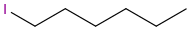 iodohexane molecular structure