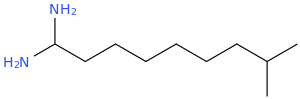 isodecanediamine molecular structure