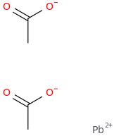 lead acetate molecular structure