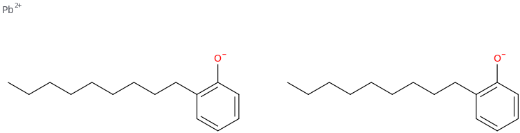 lead bis(nonylphenolate) molecular structure