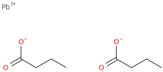 lead dibutyrate molecular structure