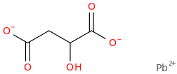 lead malate molecular structure