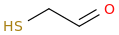 mercaptoacetaldehyde molecular structure