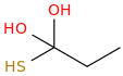 mercaptopropanediol molecular structure