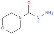 morpholine-4-carbohydrazide molecular structure