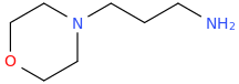 morpholinepropylamine molecular structure