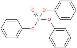 oxotriphenoxyvanadium molecular structure