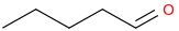 pentanal molecular structure