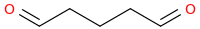 pentanedial molecular structure