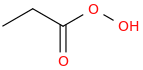 peroxypropionic acid molecular structure