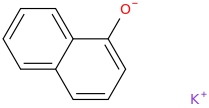 potassium naphtholate molecular structure