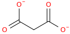 propanedioate molecular structure