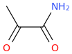 pyruvamide molecular structure