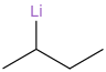 sec-butyllithium molecular structure