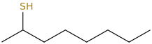 sec-octanethiol molecular structure
