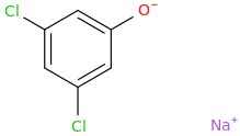 sodium 3,5-dichlorophenolate molecular structure