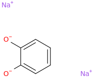 sodium pyrocatecholate molecular structure