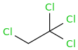 tetrachloroethane molecular structure