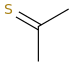 thioacetone molecular structure