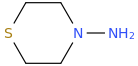 thiomorpholin-4-amine molecular structure