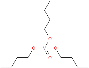 tributoxyoxovanadium molecular structure