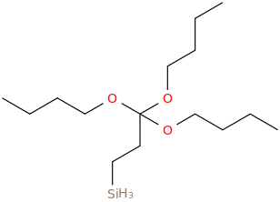 tributoxypropylsilane molecular structure