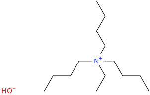 tributylethylammonium hydroxide molecular structure