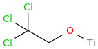 trichloroethoxytitanium molecular structure