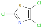 trichlorothiazole molecular structure