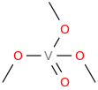 trimethoxyoxovanadium molecular structure
