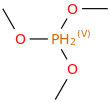 trimethoxyphosphorane molecular structure