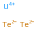 uranium ditelluride molecular structure