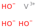 vanadium trihydroxide molecular structure