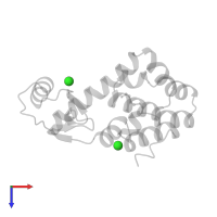 CHLORIDE ION in PDB entry 114l, assembly 1, top view.