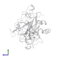Hirudin-2 in PDB entry 1a3e, assembly 1, side view.