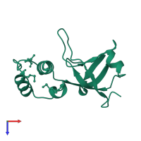 Transcription termination factor Rho in PDB entry 1a62, assembly 1, top view.