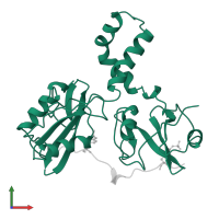 Tyrosine-protein kinase SYK in PDB entry 1a81, assembly 3, front view.