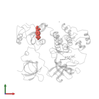 Modified residue PTR in PDB entry 1ad5, assembly 1, front view.